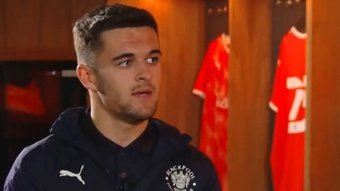 Jake Daniels acknowledged his homosexuality in an interview. Twitter/SkySportsNews