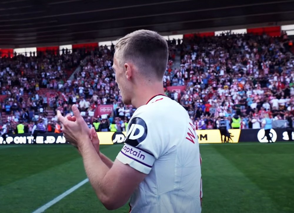 James Ward-Prowse se despide del Southampton 20 primaveras después. Captura/Southampton FC