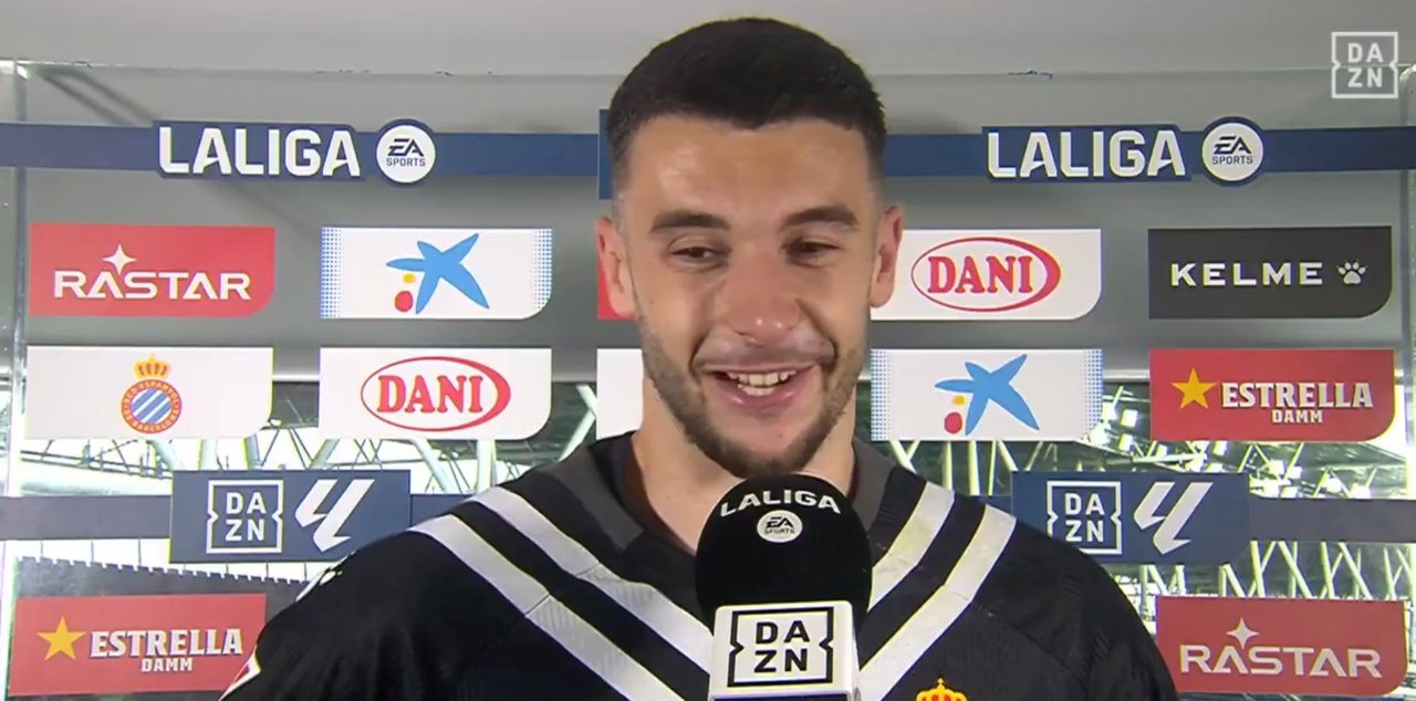 Joan García dejó abierta la puerta de salida. Captura/DAZN
