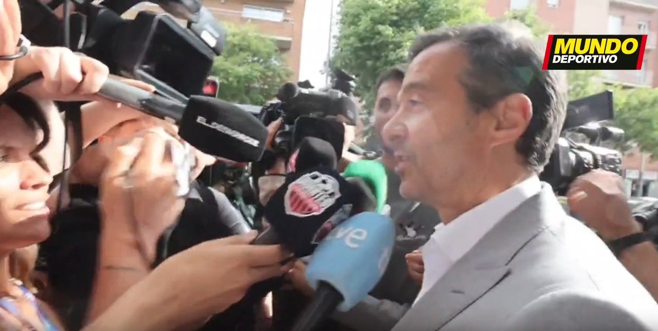 Mendes, en Barcelona por la renovación de Lamine Yamal. Captura/Mundo Deportivo