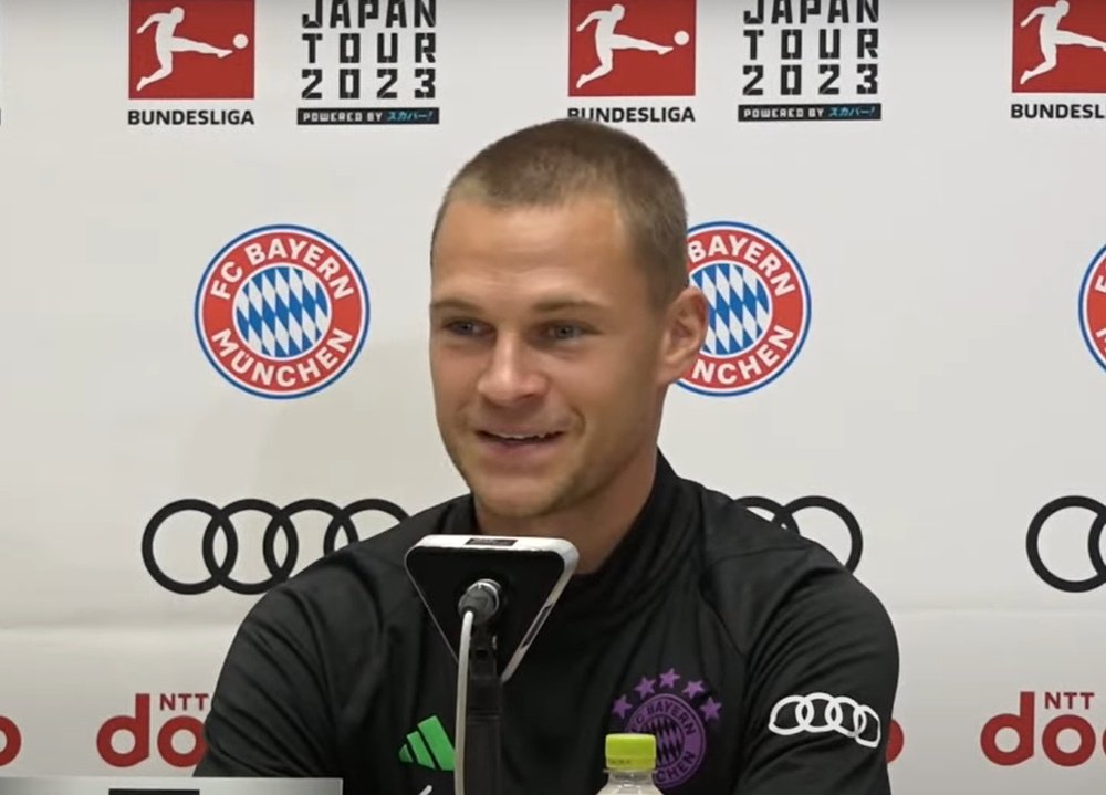 Joshua Kimmich no contempla salir del Bayern de Múnich. Captura/FCBayern