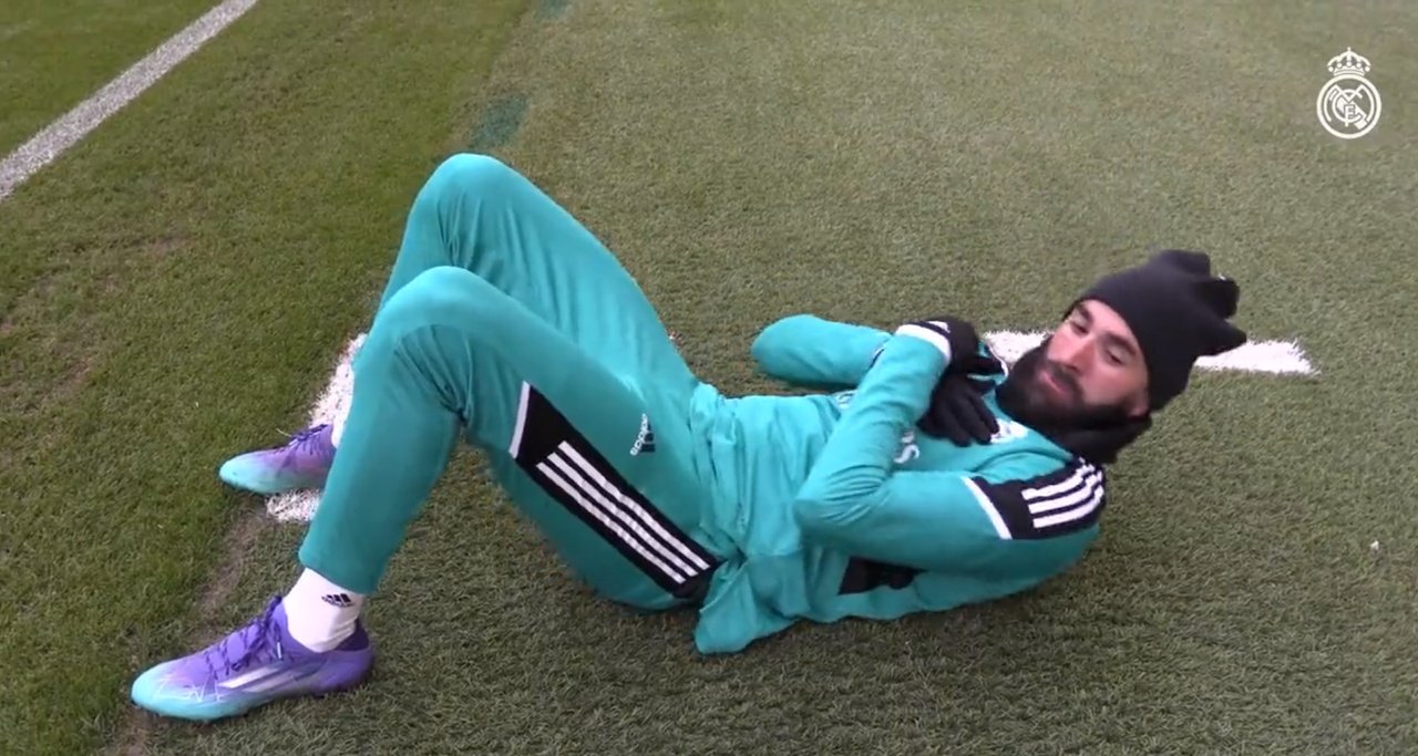 Seule la douleur peut stopper le Nueve. Captura/RealMadrid