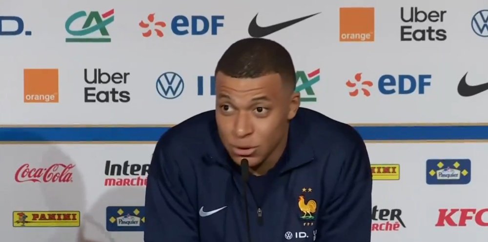 Mbappe asked about his future at Paris Saint-Germain. Screenshot/LEquipe