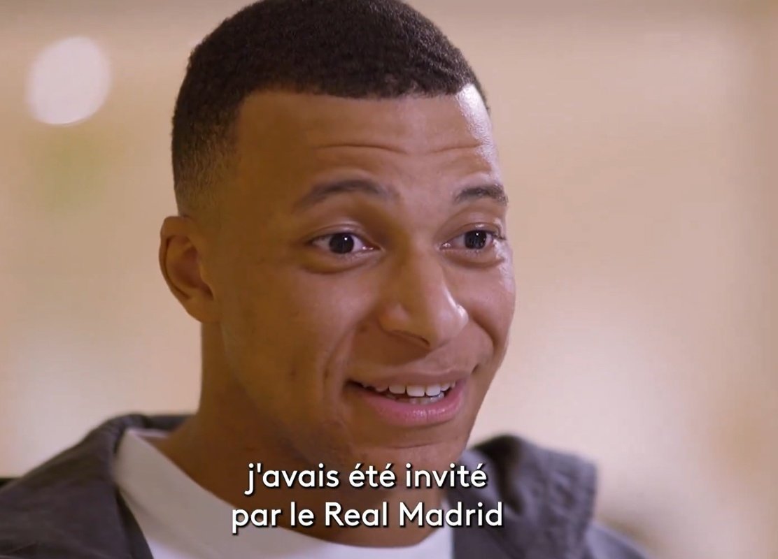 Kylian Mbappe recalled his visit to Real Madrid's facilities. EnvoyeSpecial