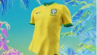 CBF divulga a camisa que o Brasil usará na Copa do Mundo. Captura/CBF_Futebol