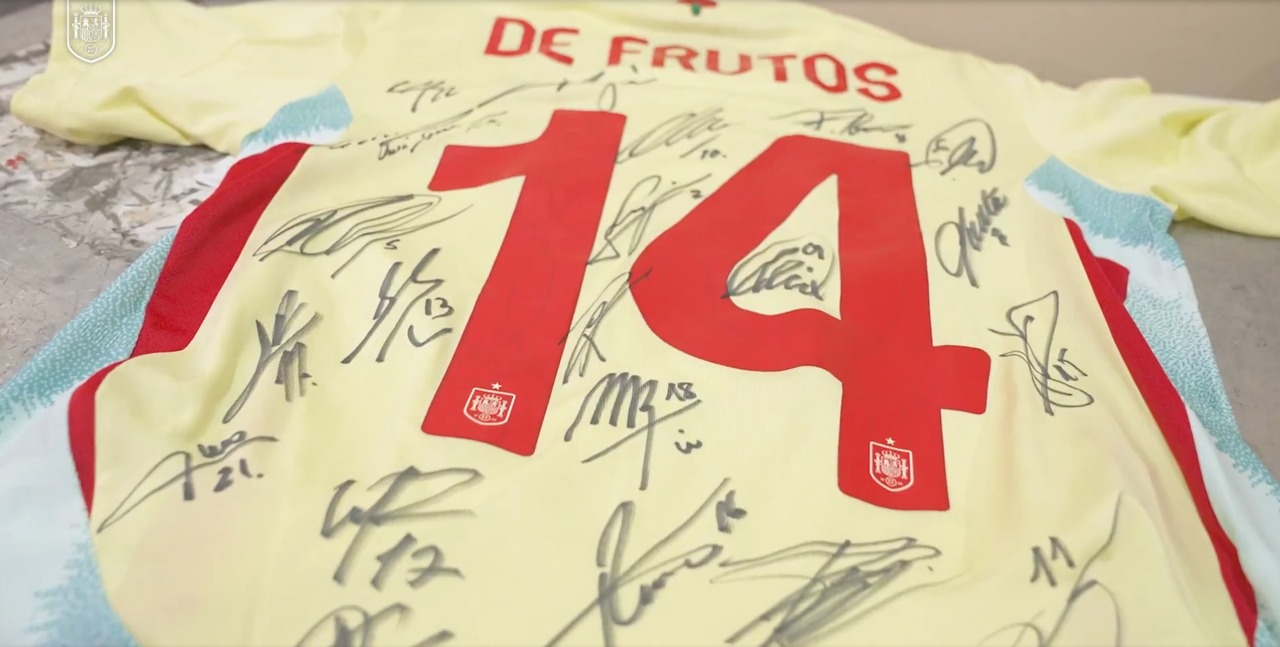 Camiseta Jorge de Frutos Selección Española