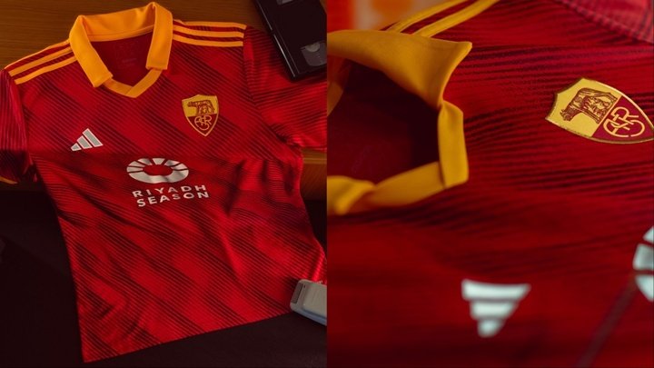 Roma unveils special kit for 'Derby della Capitale'