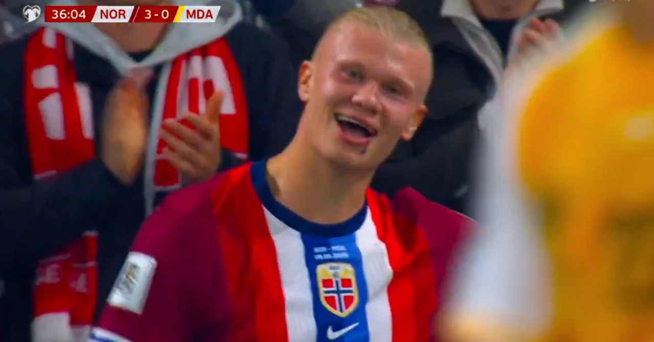 Primeiro 'repóker' de Erling Haaland com a Noruega em um 11 a 1 histórico
