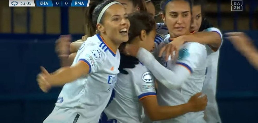 Lorena Navarro anotó el único gol del partido. Captura/DAZN