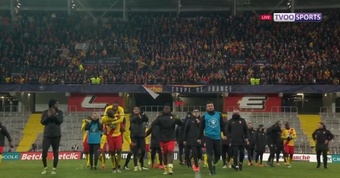 El Lens eliminó al Lille de la Copa de Francia en penaltis. Captura/TvooSports