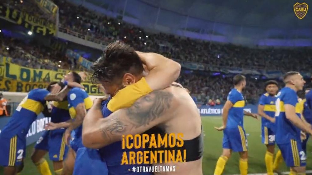 Boca es el nuevo campeón de la Copa Argentina. Twitter/BocaJrsOficial