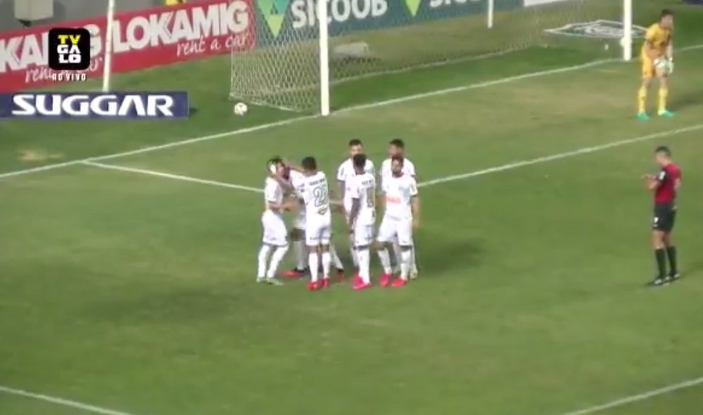 Sampaoli y Atlético Mineiro se plantan en la final con goleada incluida. Captura/GaloTV