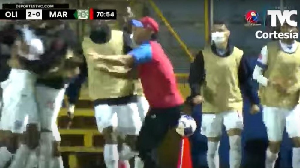 Olimpia da el primer paso hacia el título en Honduras. Captura/TVC