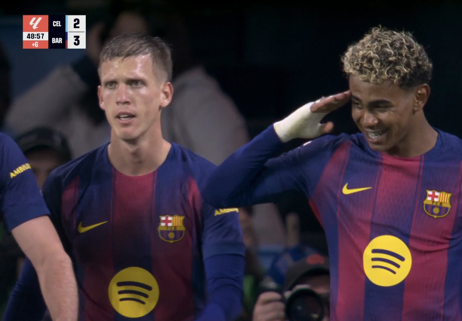 Lewandowski e Yamal brilham no duelo entre Barcelona e Celta