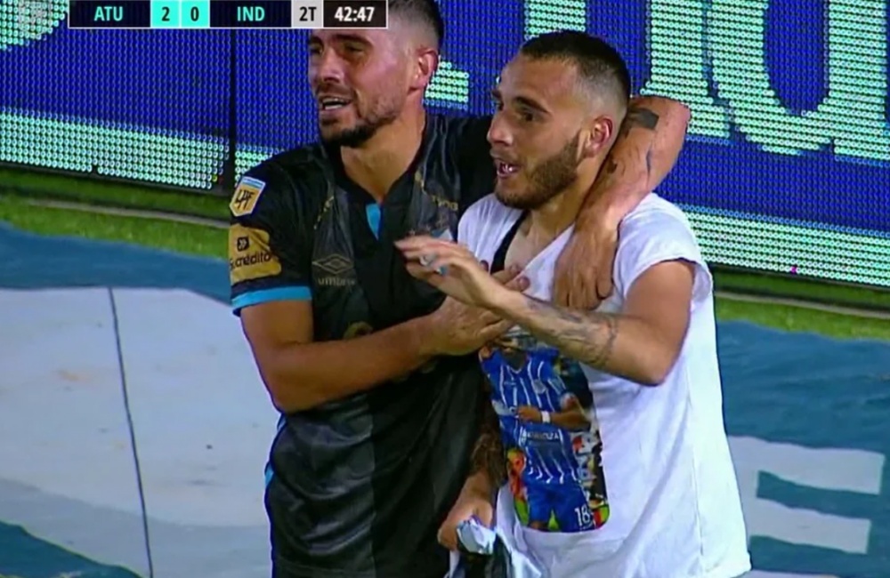 Tesuri dedicó el gol al 'Morro' García. Captura/FOX