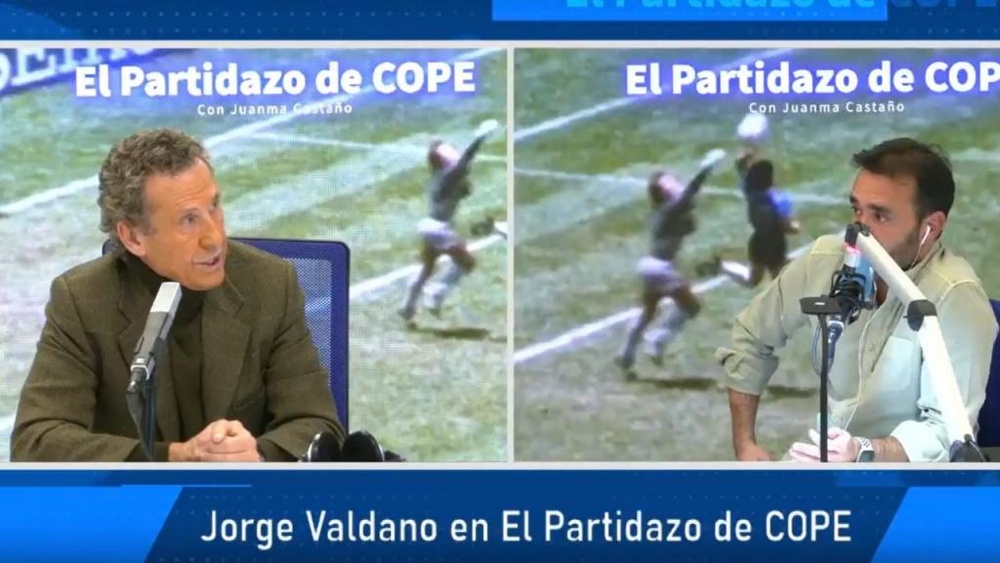 Valdano recordó sus vivencias con Maradona. Twitter/partidazocope