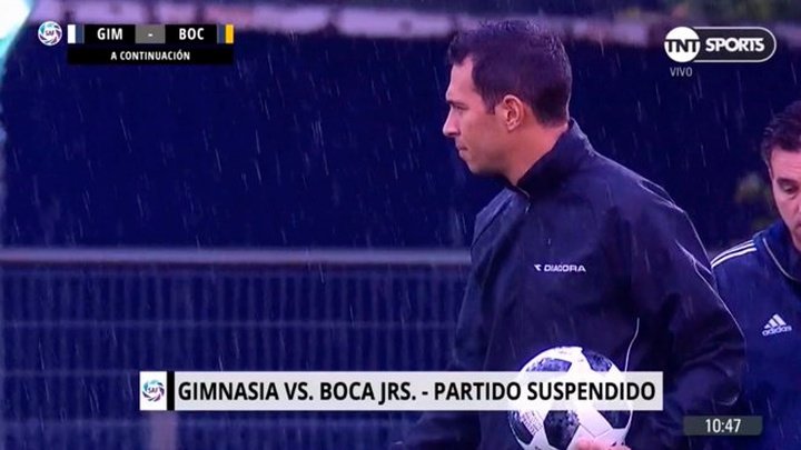 OFICIAL: suspendido el Gimnasia-Boca por la lluvia