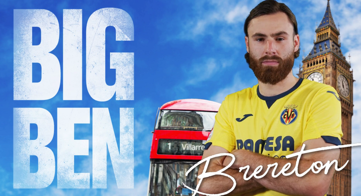 O Villarreal anuncia a contratação de Ben Brereton