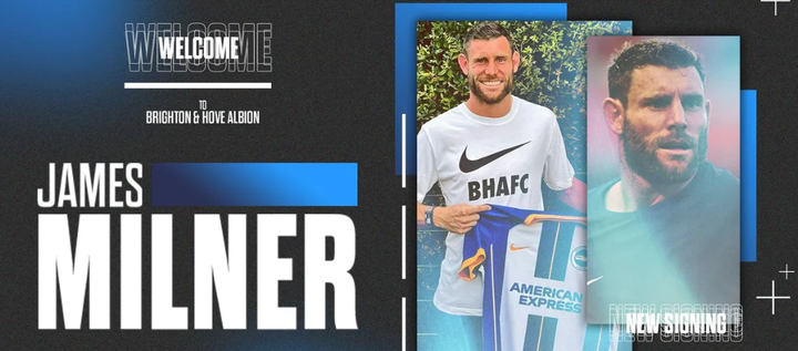 OFICIAL: Milner assina com o Brighton