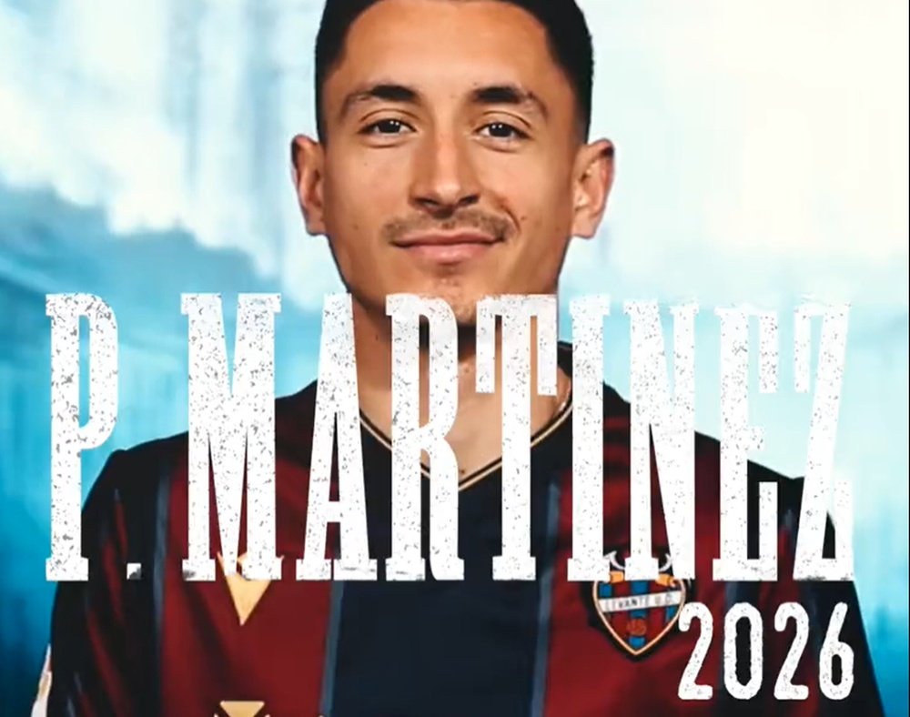 El Levante renueva a Pablo Martínez hasta 2026. Captura/@LevanteUD