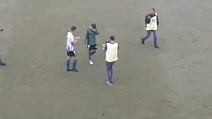 Pablo Torre, entre lágrimas, se despidió de El Sardinero. Twitter/copecantabria