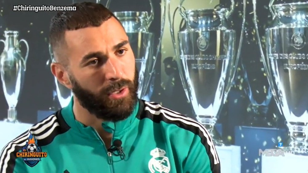 Benzema dijo que desde que se marchó Cristiano juega diferente. Captura/MEGA