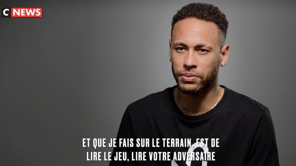 Neymar spoke about his passion for poker. Screenshot//CNews