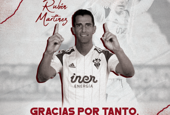Rubén Martínez jugará a partir de enero en Grecia. Así mismo lo ha anunciado el Albacete Balompié a través de sus canales oficiales, donde ha informado del traspaso del extremo español de 33 años al Pas Lamia FC.