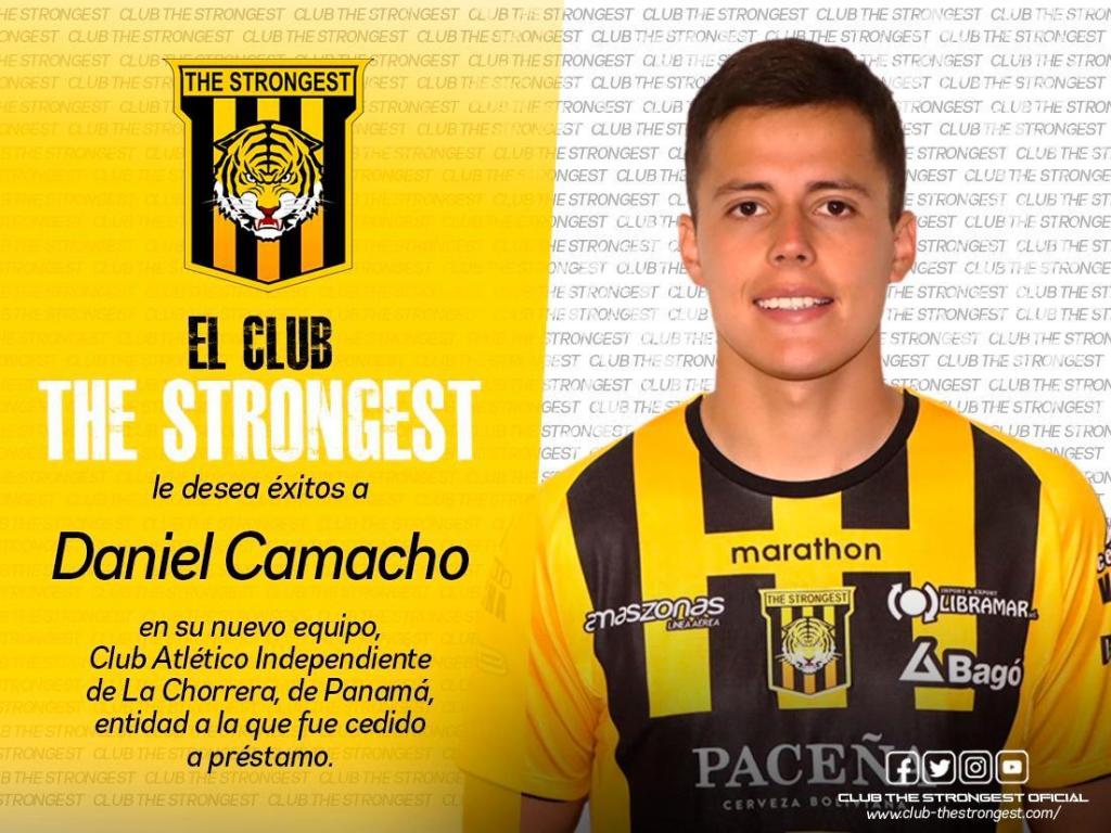 Area Atigrada - El tiempo de Camacho se terminó en Panamá, el jugador de  The Strongest fue cedido a principios de año al Club Atletico Independiente  de La Chorrera de Panamá, donde