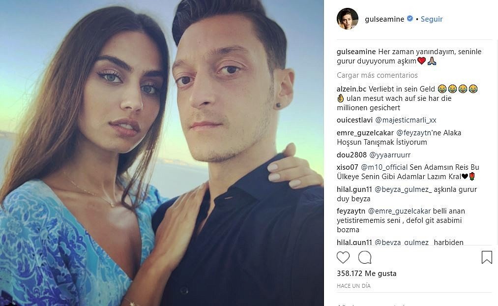 El futbolista no vestirá más la camiseta de la Selección Alemana. Instagram/AmineGülse