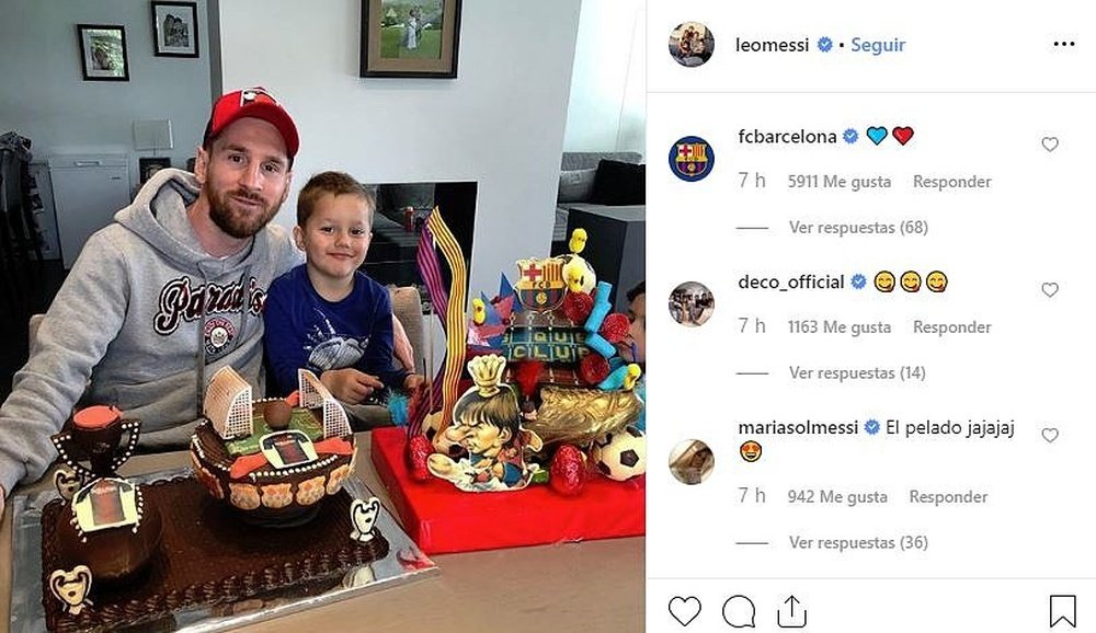 ¿Nuevo guiño de Messi a la Champions? Instagram/LeoMessi