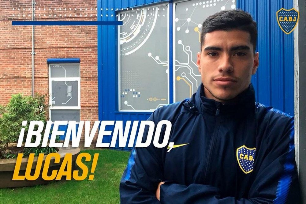 Lucas Olaza has joined Boca Juniors, to the annoyance of other top clubs. Twitter/BocaJuniors