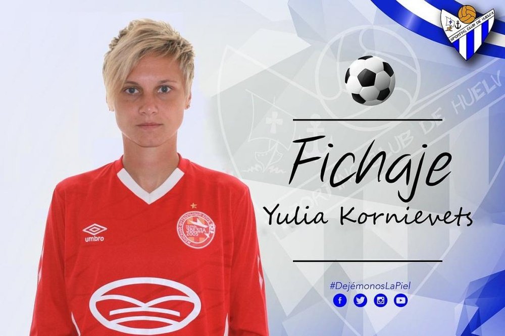 La entidad hizo el fichaje de Yulia Kornievets. SportingHuelva