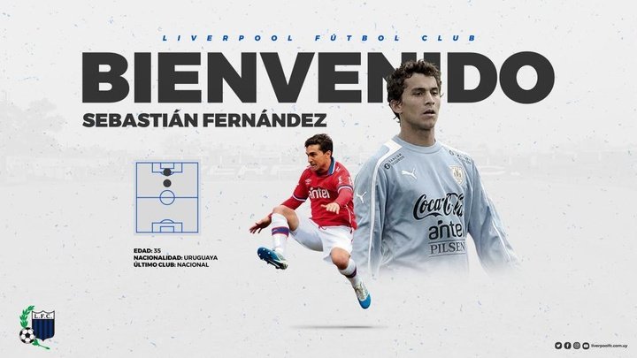 'Papelito' Fernández, tras dejar Nacional, firma por Liverpool Montevideo