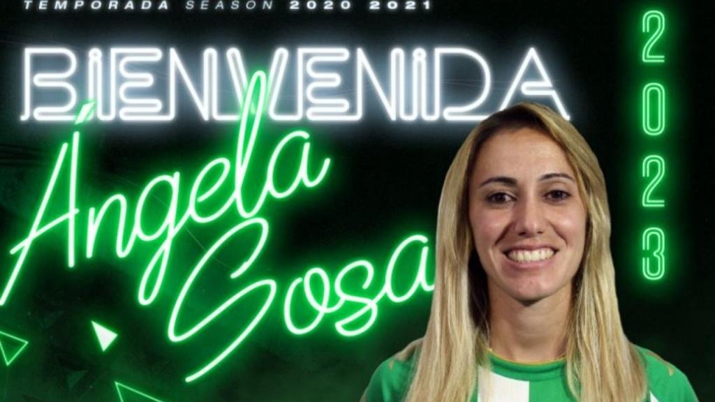 El Betis Femenino firma a Ángela Sosa. Twitter/RealBetisFem