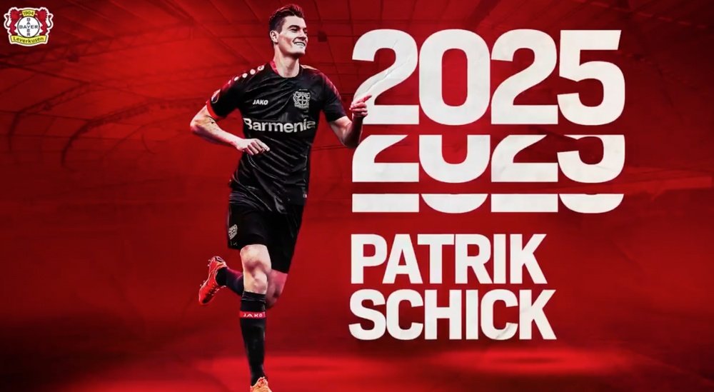 El Bayer Leverkusen ficha a su 'killer': Schick, hasta 2025. Captura/BayerLeverkusen