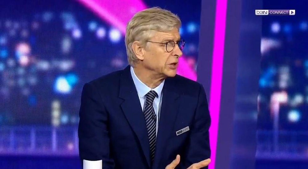 Wenger was critical of Barcelona's play after their draw with Slavia Prague. Captura/beINSports