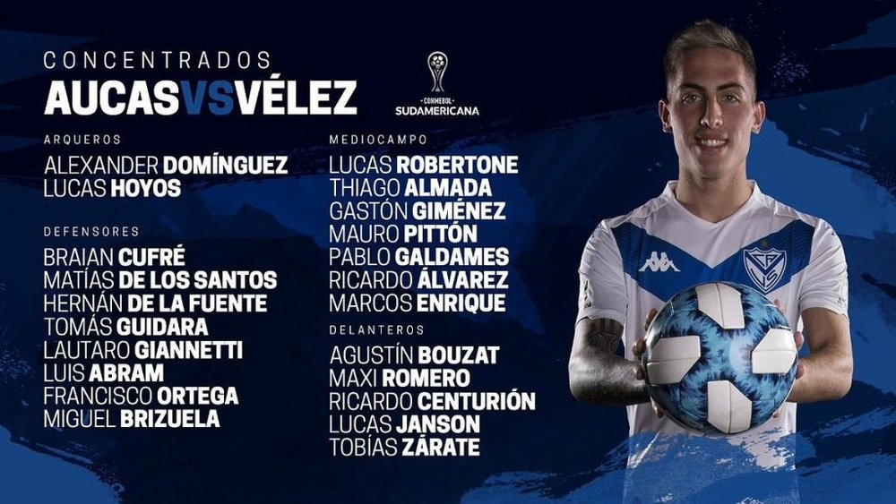 Vélez se frota las manos: Ricky Álvarez entró en la última lista. VélezSarsfield