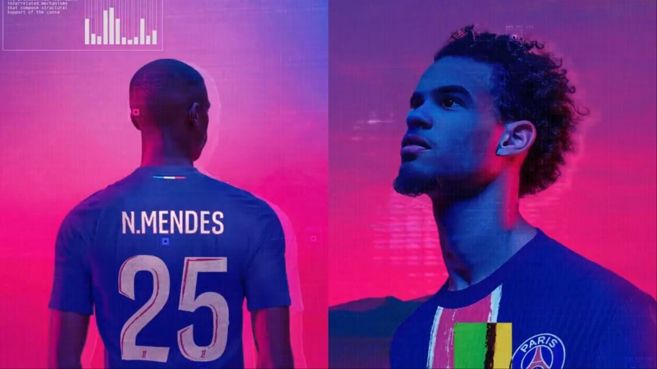 PSG unveil new shirt with no sign of Mbappe. Screenshot/PSG_Inside