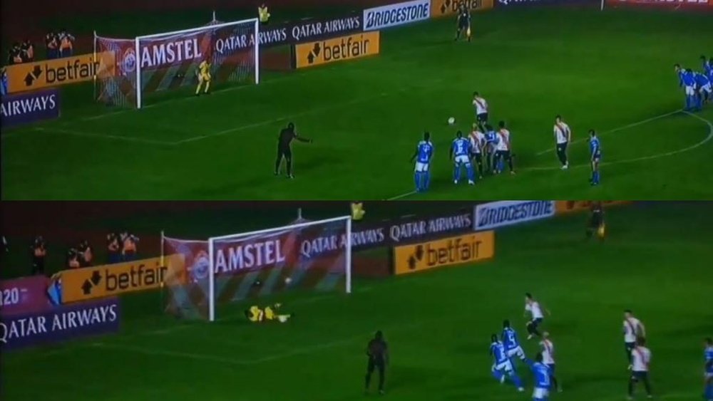 El penalti parado de Faríñez que facilitó la clasificación. Captura/CONMEBOL