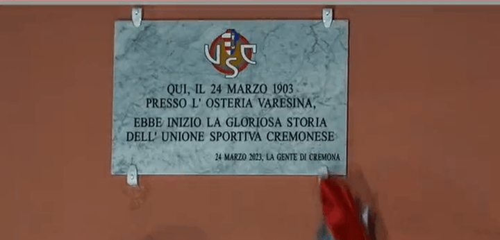 El Cremonese celebra sus 120 años de historia