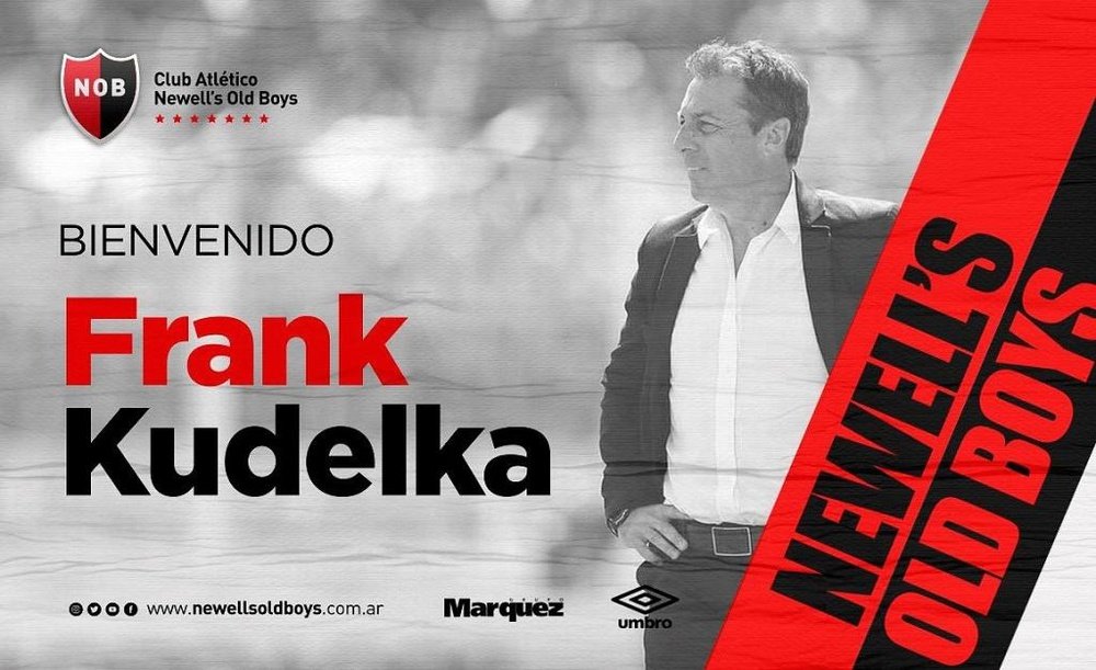 Newell's anuncia a Kuldeka como nuevo entrenador. Twitter/CANOBoficial