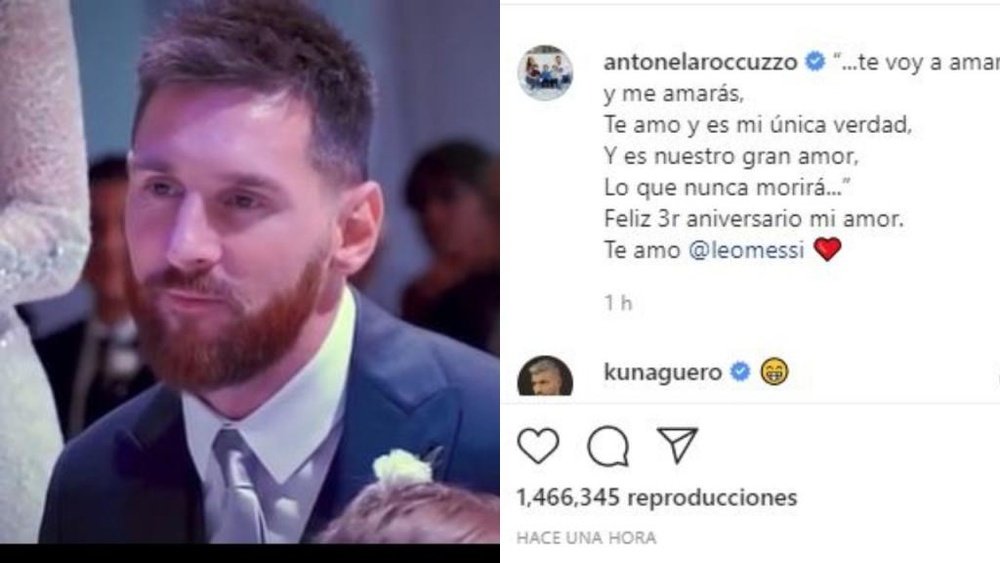 Antonela Roccuzzo posted a video of Messi. Screenshot/Antonelaroccuzzo