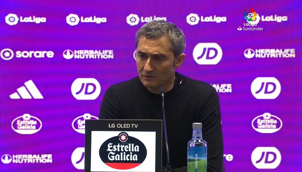 Valverde también se quedó con el momento clave del penalti. Captura/YouTube/LaLiga