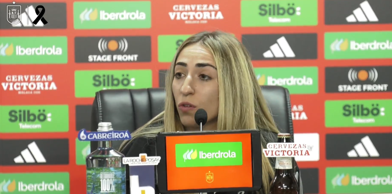 Olga Carmona pone el objetivo en ganar la Eurocopa