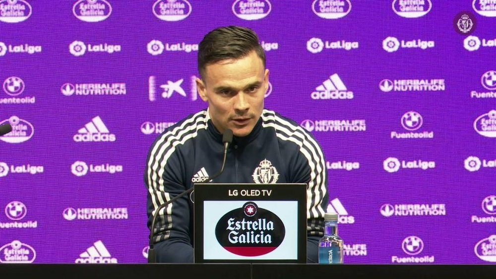 Roque Mesa quiere ascender como campeón de Segunda. Twitter/realvalladolid