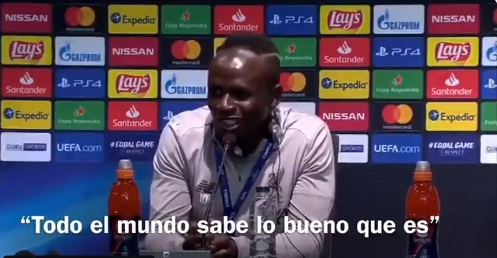 Sadio Mane thinks Messi should win the Ballon D'or. Captura/ElChiringuito