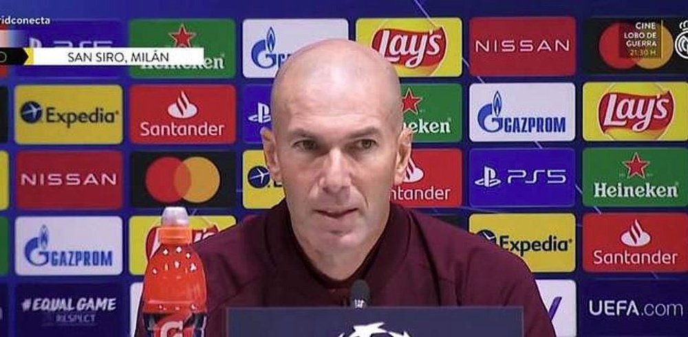 Zidane, sin tapujos. Captura/RealMadrid