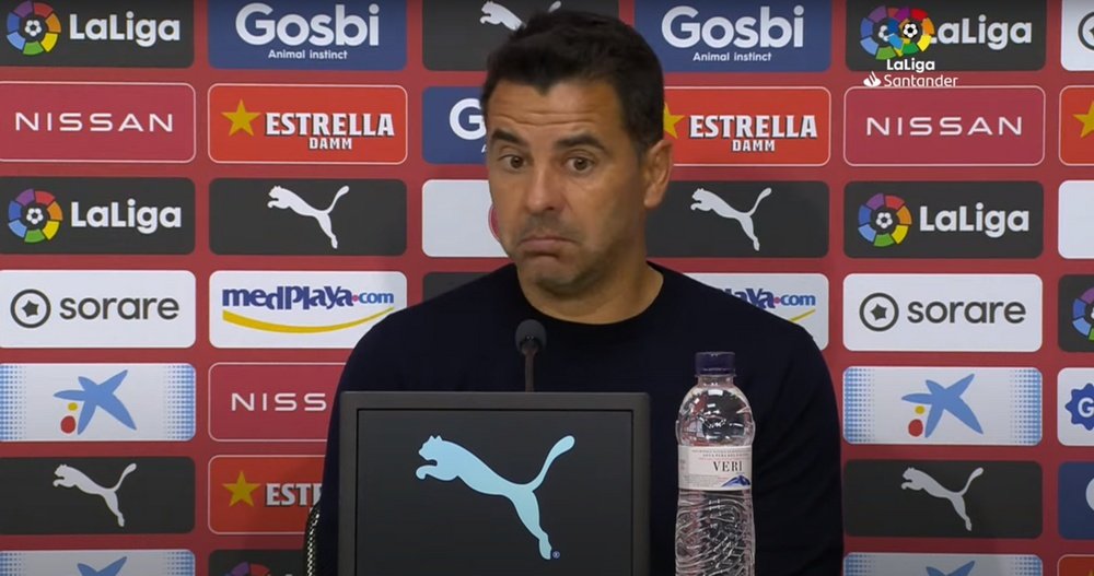 Míchel indicó la efectividad, mientras que Arnau pensó en el Barça. Captura/YouTube/LaLiga