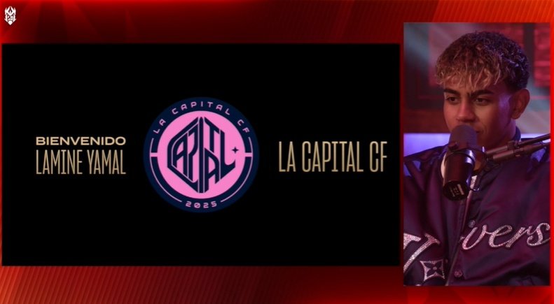 La Capital CF, el equipo de Lamine Yamal en la Kings League. Captura/KingsLeague